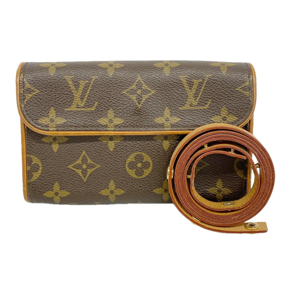 Louis Vuitton Bag/Waist Bag Monogram Pochette Florentine M51855 Brown Women's...